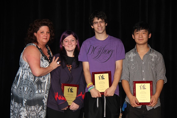 Young magicians and volunteers together at a 2012 Operation Magic awards event